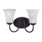 Maxim Lighting Logan 2-Light 14" Wide Oil Rubbed Bronze Vanity Light 10052FTOI - alternate 1